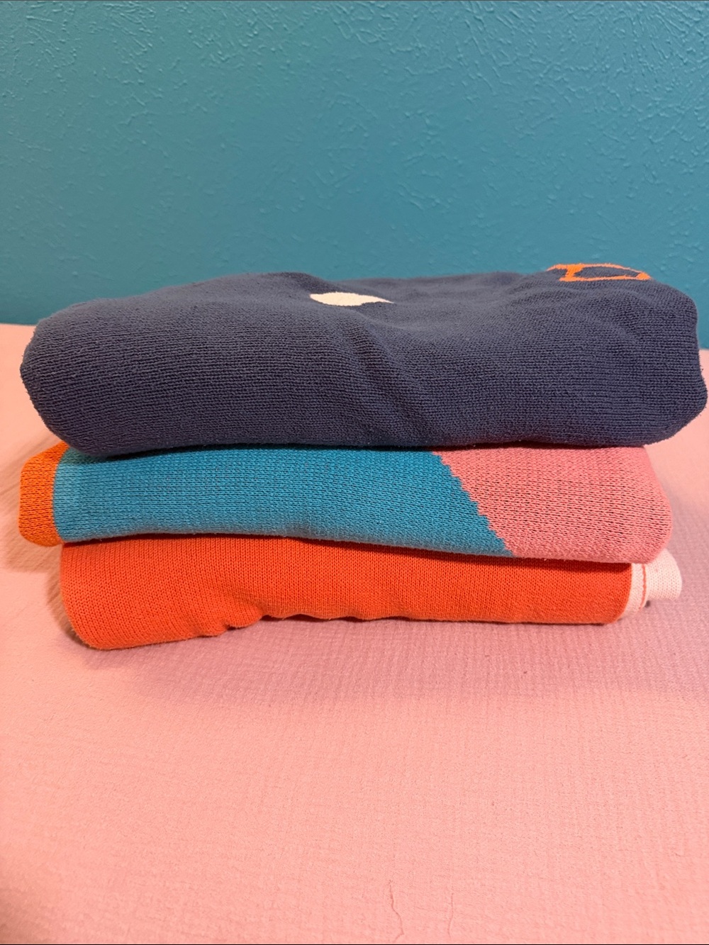 Lot of 3  Christian Robinson x Target cotton knit blankets